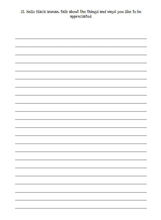 Hello Black Woman