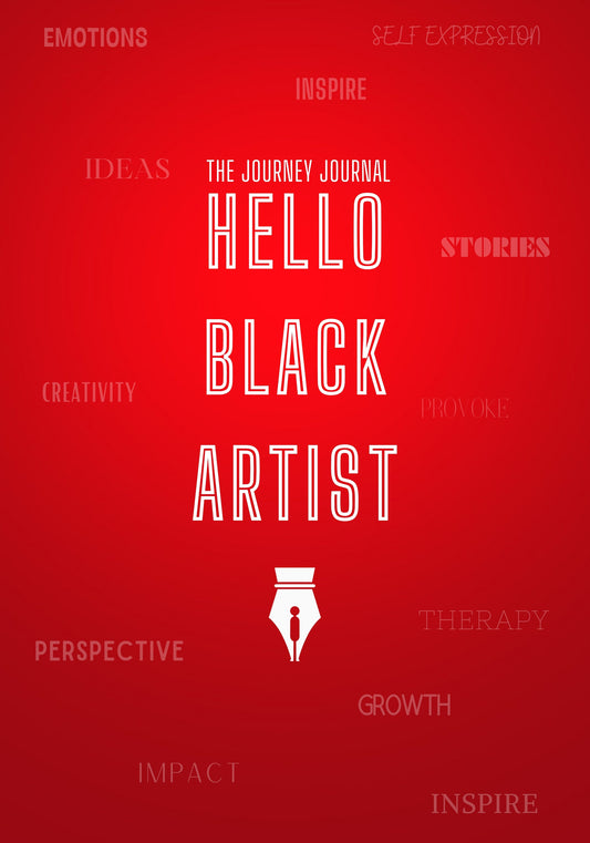Hello Black Artist journal cover
