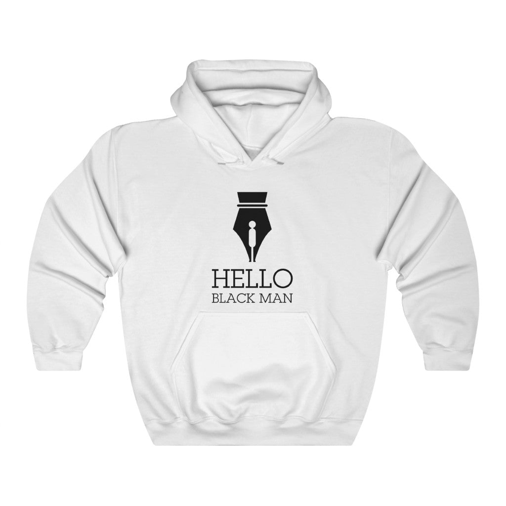 Hello Black man Unisex Heavy Blend™ Hooded Sweatshirt